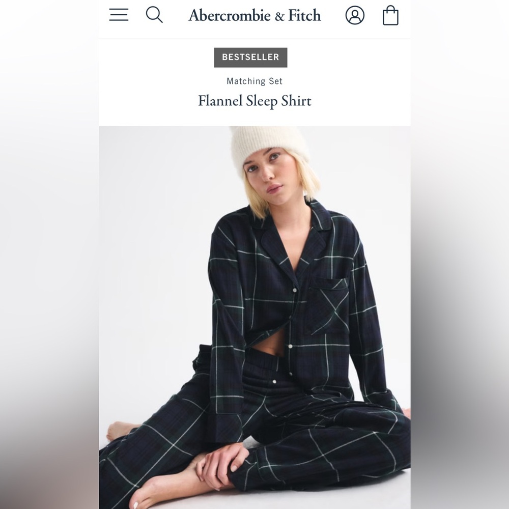 Abercrombie & Fitch sleepwear shirt
